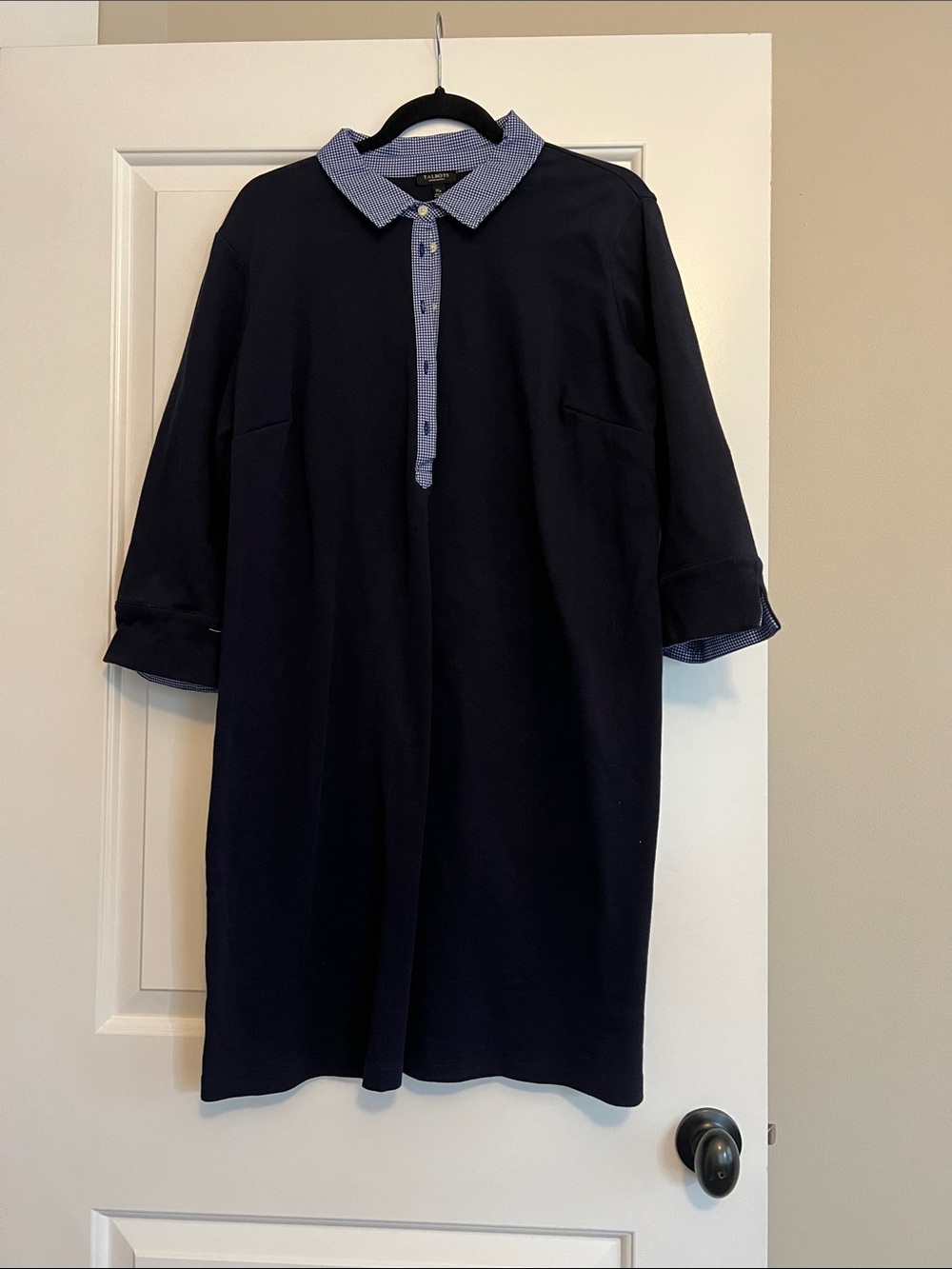 Talbots Women's Blue and Navy Dress